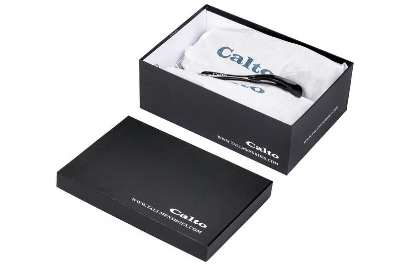 CALTO Leather High-Top Sneakers - Four Inches - G3332